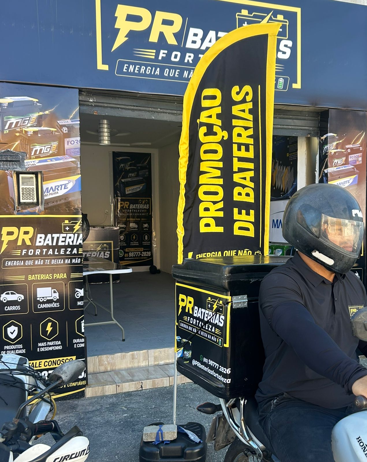 Entrega de bateria em Fortaleza